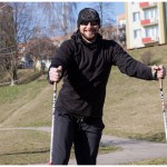 Prowadzący nordic walking - Paweł Satowski, fot. Marcin Butryn