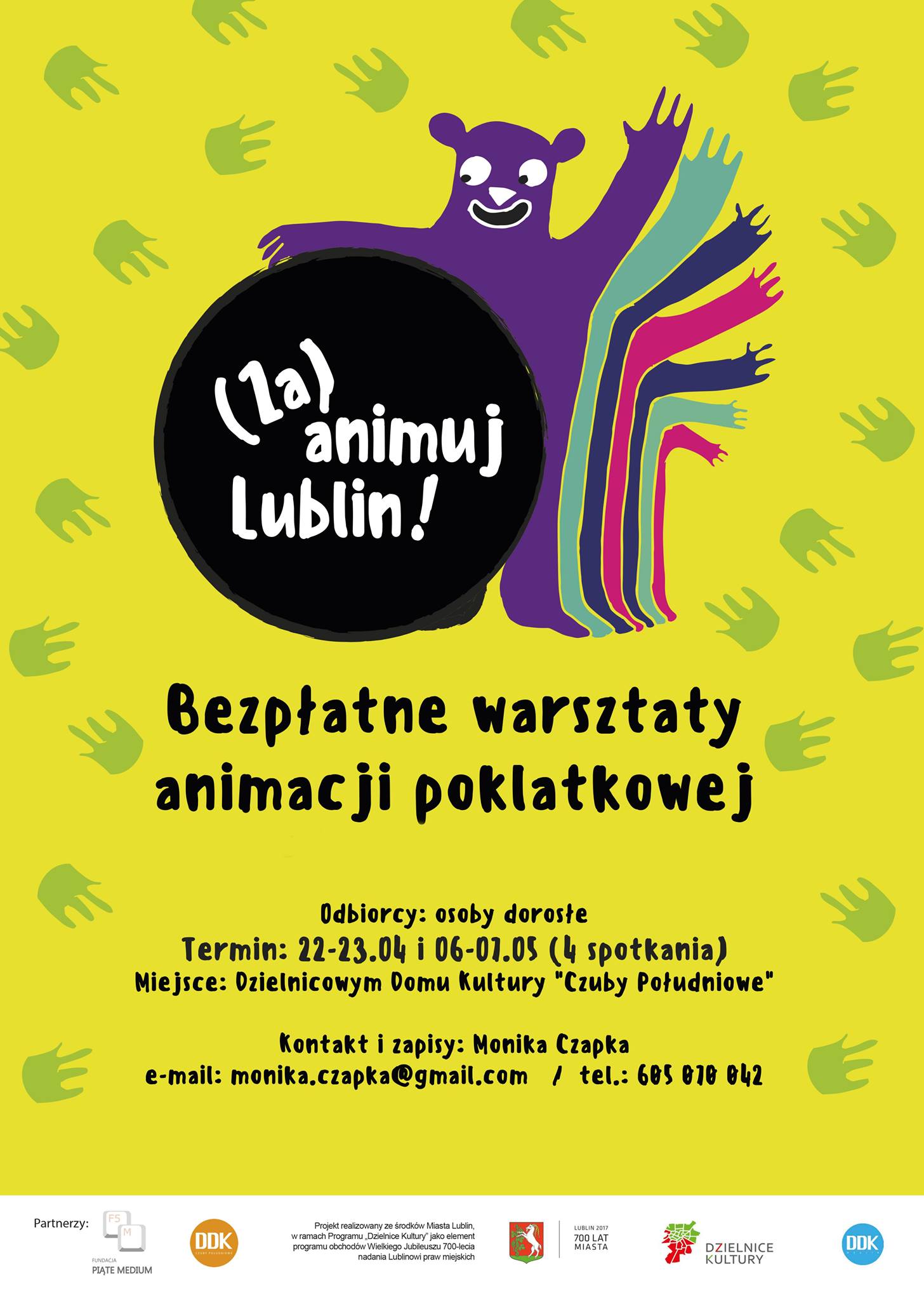 Warsztaty animcji poklatkowej (Za)animuj Lublin! – nabór